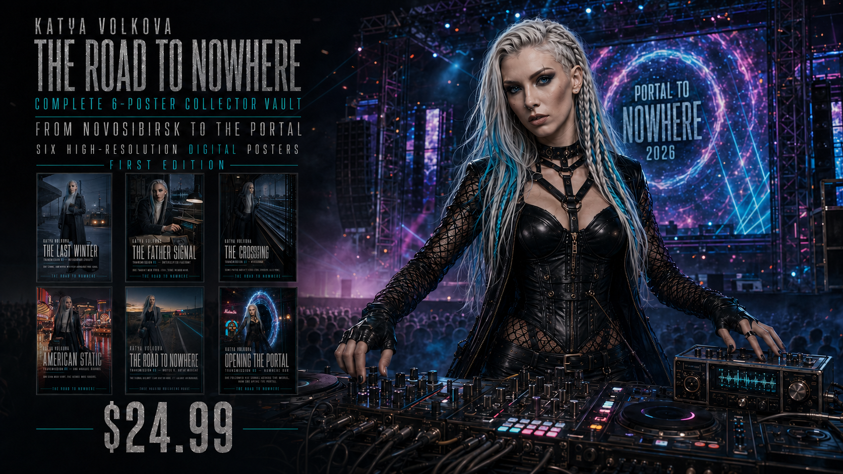 The Road to Nowhere complete six-poster Katya Volkova collector vault